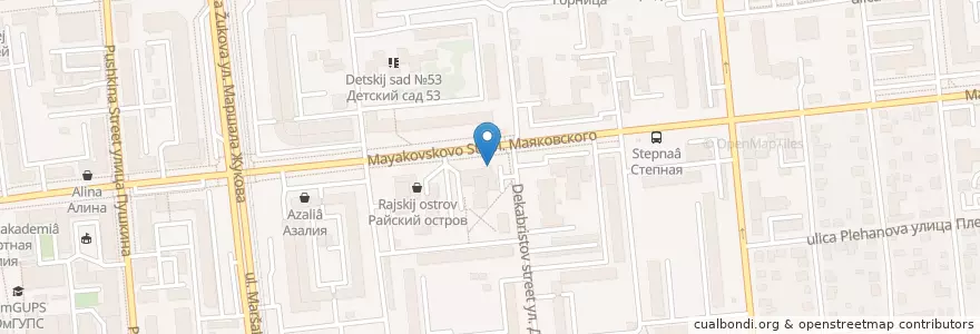 Mapa de ubicacion de СушиDo en Rusland, Federaal District Siberië, Омская Область, Омский Район, Городской Округ Омск.