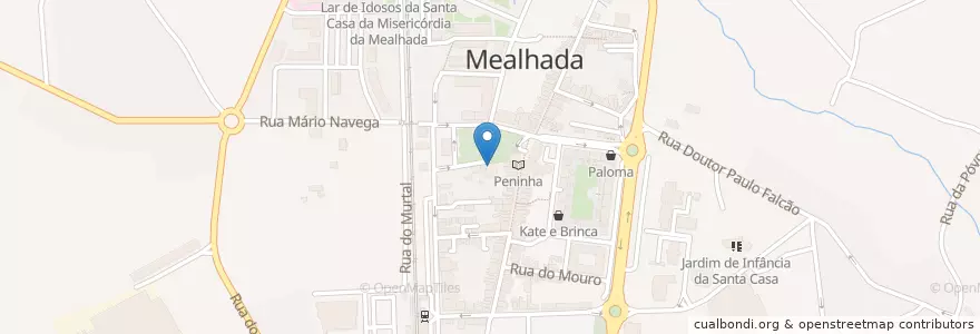 Mapa de ubicacion de Café Snack-Bar e Take Away - Jardim dos Sabores en 포르투갈, Aveiro, Centro, Baixo Vouga, Mealhada, Mealhada, Ventosa Do Bairro E Antes.