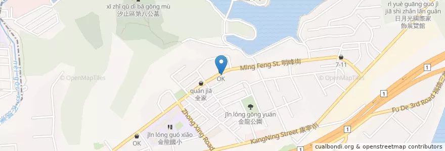 Mapa de ubicacion de Eight Way en Taiwan, New Taipei, Xizhi District.