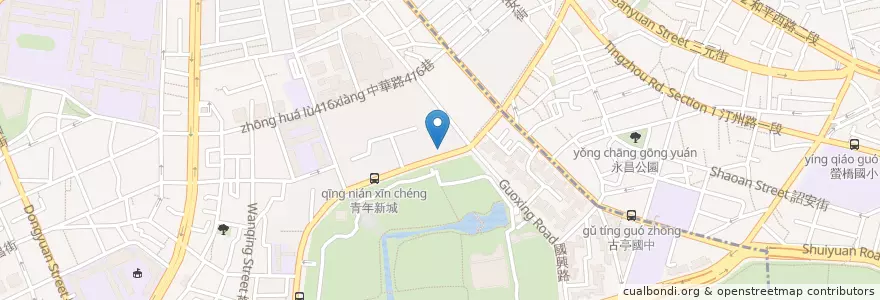 Mapa de ubicacion de 怡客咖啡 en Taiwan, 新北市, Taipei, 萬華區.