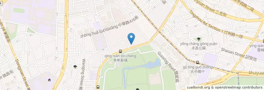Mapa de ubicacion de 流金歲月 en تایوان, 新北市, تایپه, 萬華區.