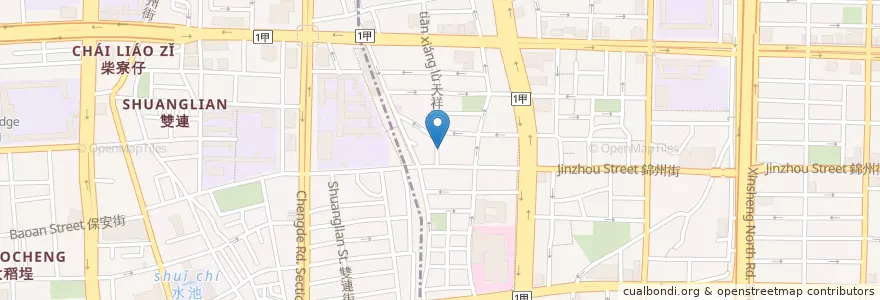 Mapa de ubicacion de 成功動物醫院 en Taiwan, Nuova Taipei, Taipei.