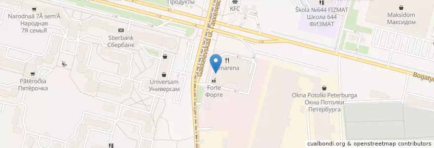 Mapa de ubicacion de MedSwiss en Rusland, Северо-Западный Федеральный Округ, Oblast Leningrad, Sint-Petersburg, Приморский Район, Округ № 65.