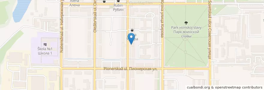 Mapa de ubicacion de Стоматолог и Я en ロシア, 中央連邦管区, タンボフ州, Городской Округ Котовск.