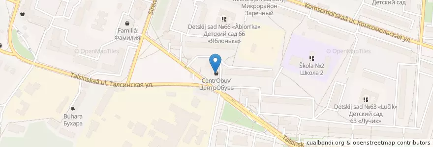 Mapa de ubicacion de Семейное арт кафе en ロシア, 中央連邦管区, モスクワ州, Городской Округ Щёлково.