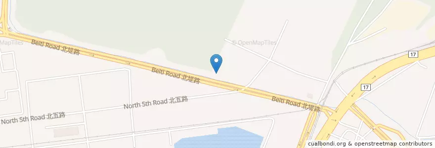 Mapa de ubicacion de 臺中港務消防隊防風林分隊 en تایوان, تایچونگ, 清水區.