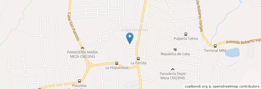 Mapa de ubicacion de Iglesia Fuente de Vida en Никарагуа, Departamento De Managua, Managua (Municipio).