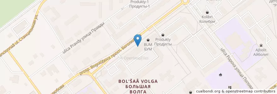 Mapa de ubicacion de Живика en Rusia, Distrito Federal Central, Óblast De Moscú, Городской Округ Дубна.