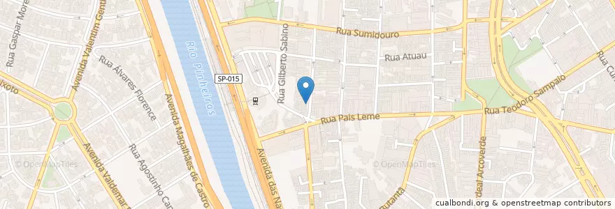Mapa de ubicacion de Aro 27 - Bike Café en Brezilya, Güneydoğu Bölgesi, Сан Паулу, Região Geográfica Intermediária De São Paulo, Região Metropolitana De São Paulo, Região Imediata De São Paulo, Сан Паулу.