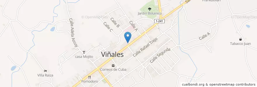 Mapa de ubicacion de ATM en كوبا, Pinar Del Río, Viñales.