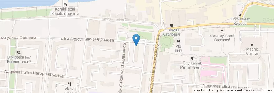 Mapa de ubicacion de Авто Лада en Russie, District Fédéral De L'Oural, Oblast De Sverdlovsk, Городской Округ Екатеринбург.