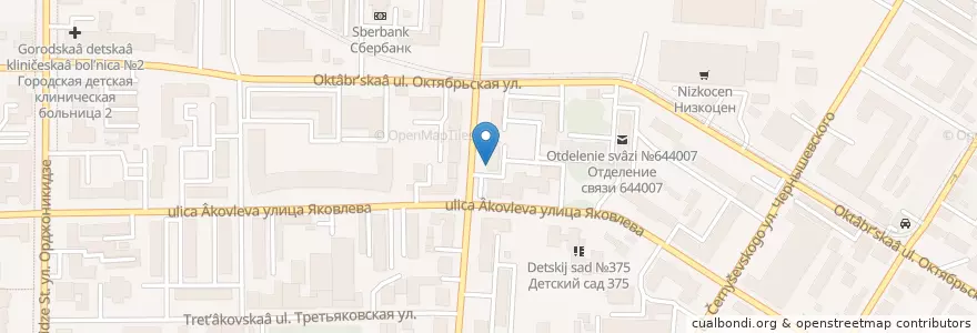 Mapa de ubicacion de Аптека от склада en Russia, Siberian Federal District, Omsk Oblast, Omsky District, Городской Округ Омск.