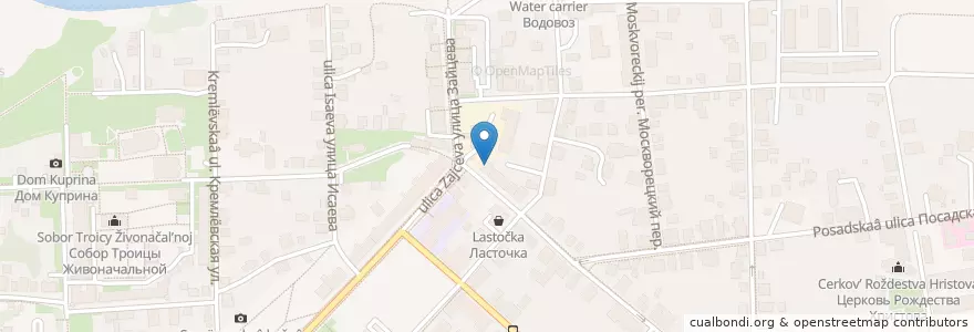 Mapa de ubicacion de У Пятницких ворот en Rusia, Центральный Федеральный Округ, Московская Область, Коломенский Городской Округ.
