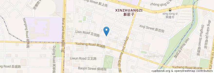 Mapa de ubicacion de 周氏燒肉飯 en Taiwan, Kaohsiung, Zuoying.