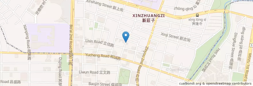 Mapa de ubicacion de 素之園 en Taiwan, Kaohsiung, Zuoying.
