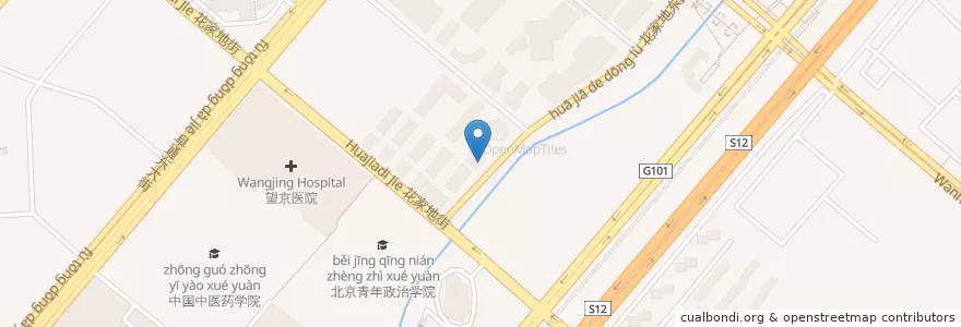 Mapa de ubicacion de 大鸭梨烤鸭店 en الصين, بكين, خبي, 朝阳区 / Chaoyang.