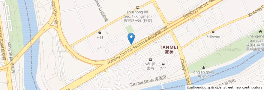 Mapa de ubicacion de 基河一期國宅 en تایوان, 新北市, تایپه, 內湖區.