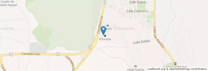 Mapa de ubicacion de Veterinarios Asociados en Никарагуа, Departamento De Managua, Managua (Municipio).