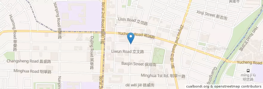 Mapa de ubicacion de 新莊仔郵局 en 臺灣, 高雄市, 左營區.