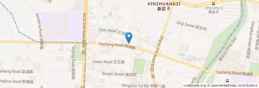 Mapa de ubicacion de 臺灣銀行 en Taiwan, Kaohsiung, 左營區.