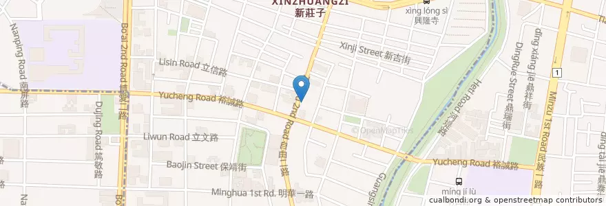 Mapa de ubicacion de 石頭燒肉火鍋 en 臺灣, 高雄市, 左營區.
