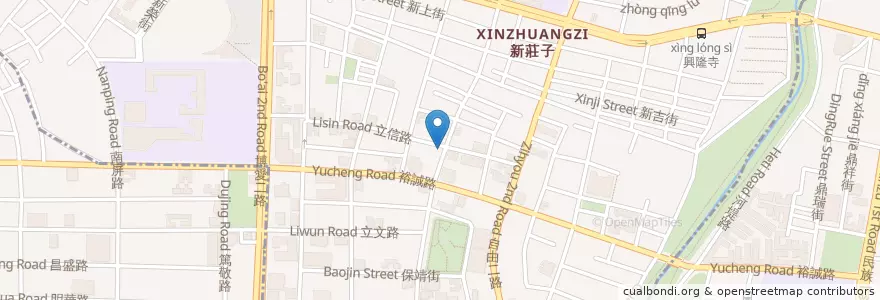 Mapa de ubicacion de 素食人家 en Taiwán, Kaohsiung, 左營區.