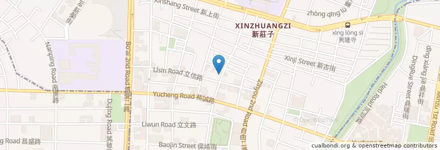 Mapa de ubicacion de 鼎客刀削麵 en 台湾, 高雄市, 左営区.