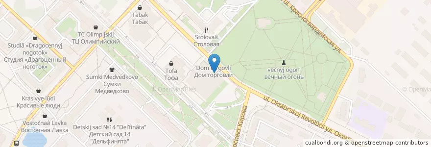Mapa de ubicacion de Промсвязьбанк en Rusia, Центральный Федеральный Округ, Московская Область, Коломенский Городской Округ.