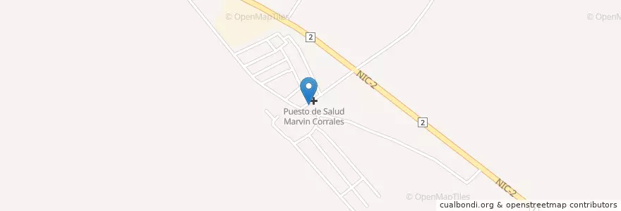 Mapa de ubicacion de Escuela Salomón Ibarra Mayorga en ニカラグア, カラソ県, San Marcos (Municipio).