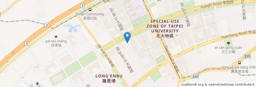 Mapa de ubicacion de 石樽 新日本料理 en تایوان, 新北市, 三峽區, 樹林區.