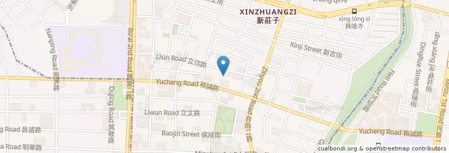 Mapa de ubicacion de 富國文理補習班 en Taiwan, Kaohsiung, Zuoying.