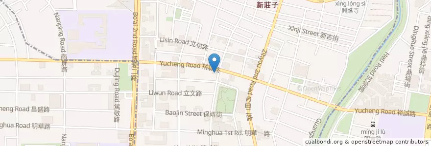 Mapa de ubicacion de 屈臣氏 en 타이완, 가오슝시, 쭤잉구.