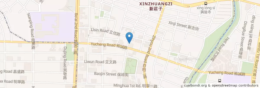 Mapa de ubicacion de 樸實台灣味小吃 en Taiwan, Kaohsiung, Zuoying.