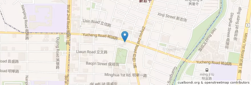 Mapa de ubicacion de 薄多義 en 臺灣, 高雄市, 左營區.