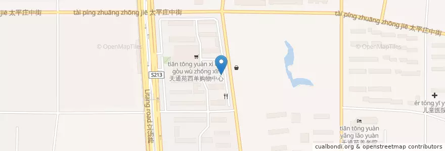 Mapa de ubicacion de 中国银行 en الصين, بكين, خبي, 昌平区.