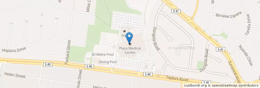 Mapa de ubicacion de Plaza Medical Centre en 오스트레일리아, Victoria, City Of Brimbank.
