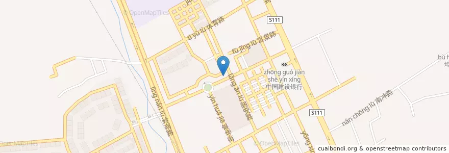 Mapa de ubicacion de 嘉宝华健康药店 en China, Guangdong, 中山市, 南朗镇.