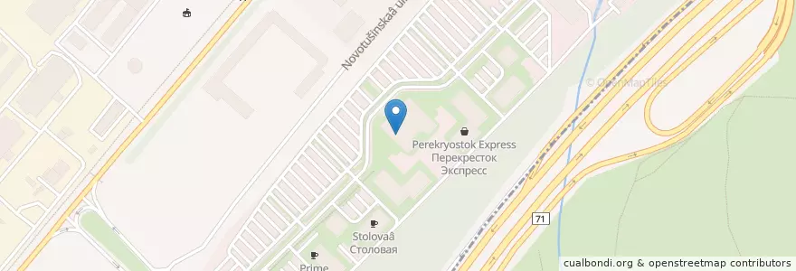 Mapa de ubicacion de Дальний восток en Rússia, Distrito Federal Central, Oblast De Moscou, Городской Округ Красногорск.