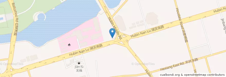 Mapa de ubicacion de 嘉和园自助图书馆边上 123200 en 중국, 푸젠성, 쓰밍구.