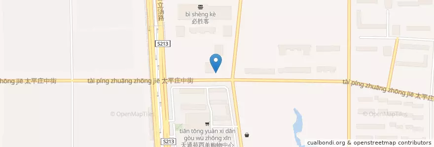 Mapa de ubicacion de 白鹿江西餐厅 en China, Pekín, Hebei, 昌平区.