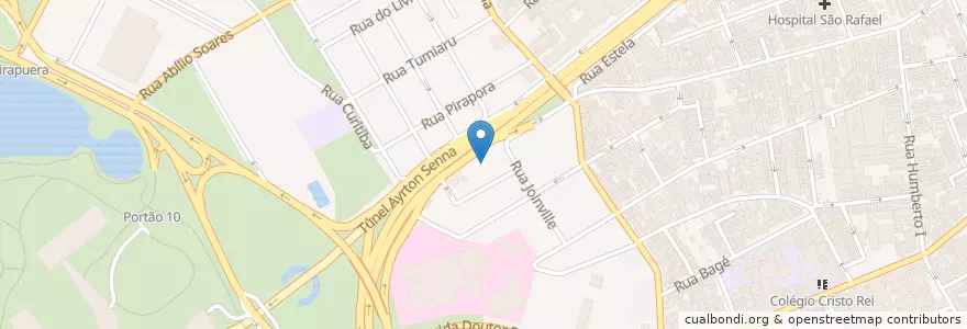 Mapa de ubicacion de Pulla an en 巴西, 东南部, 圣保罗, Região Geográfica Intermediária De São Paulo, Região Metropolitana De São Paulo, Região Imediata De São Paulo, 聖保羅.