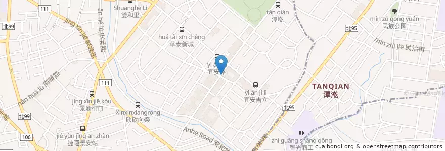 Mapa de ubicacion de 魔力早餐 en 臺灣, 新北市, 中和區, 永和區.