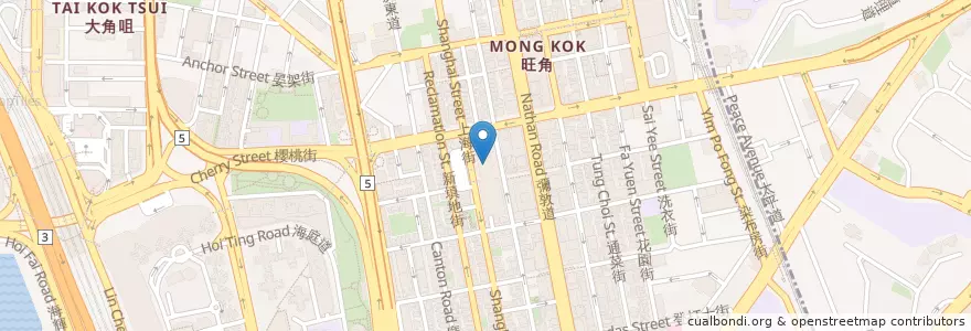 Mapa de ubicacion de Cinema City 朗豪坊戲院 en China, Cantão, Hong Kong, Kowloon, Novos Territórios, 油尖旺區 Yau Tsim Mong District.