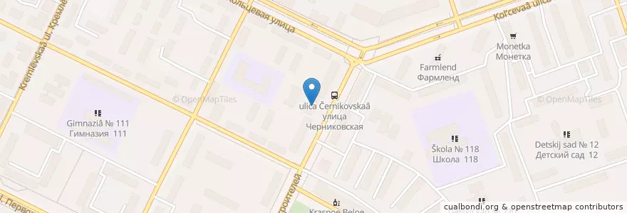 Mapa de ubicacion de Сбербанк en Россия, Приволжский Федеральный Округ, Башкортостан, Городской Округ Уфа.
