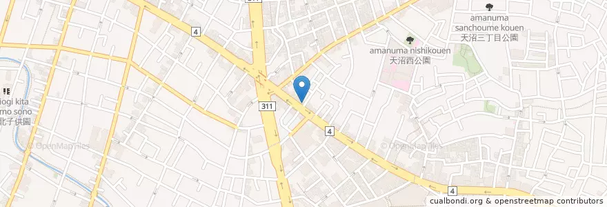 Mapa de ubicacion de CAFE and BAR POCO en 日本, 东京都/東京都, 杉並区.