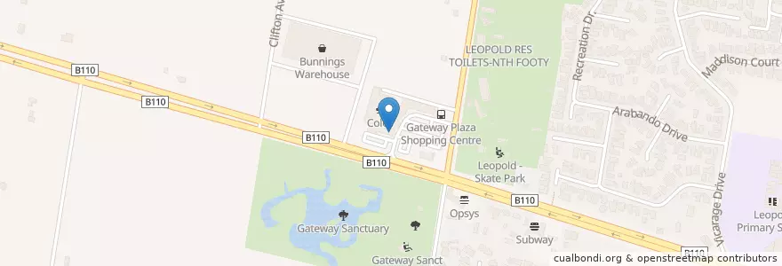 Mapa de ubicacion de Discount Chemist en Avustralya, Victoria, City Of Greater Geelong.