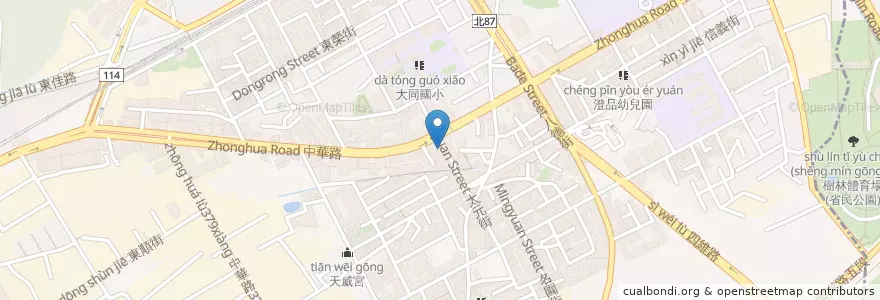Mapa de ubicacion de 佑華牙醫診所 en 台湾, 新北市, 樹林区.