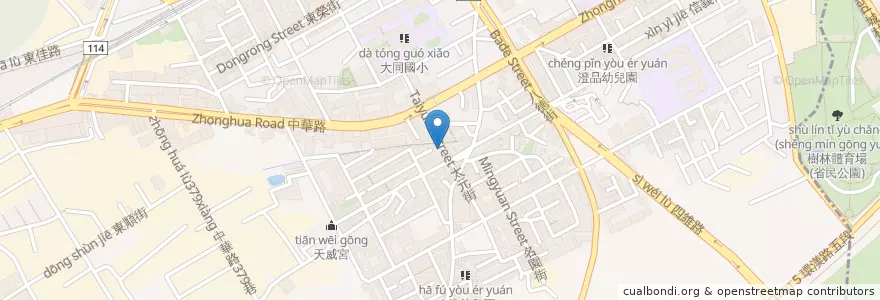 Mapa de ubicacion de 土魠魚羹肉羹 en 臺灣, 新北市, 樹林區.