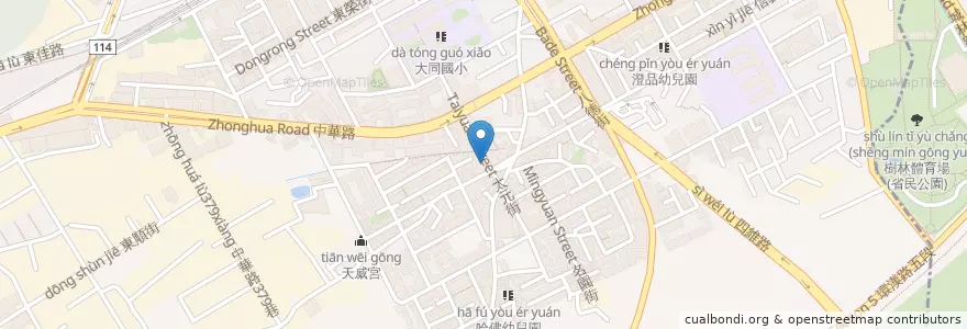 Mapa de ubicacion de 聖和健保藥局 en 台湾, 新北市, 樹林区.