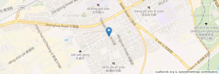 Mapa de ubicacion de 幸福小館 en Тайвань, Новый Тайбэй, 樹林區.